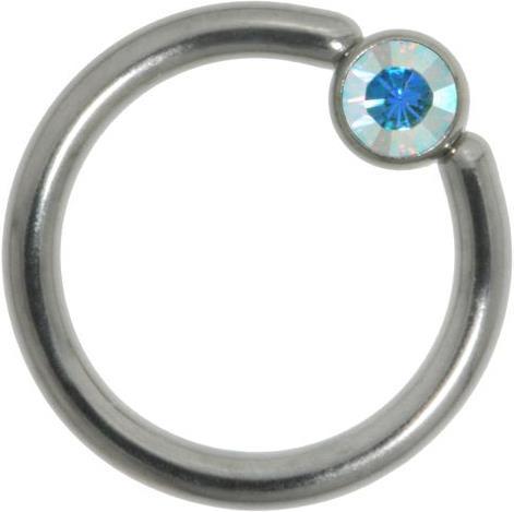 Produktbild Bijouteria 1.2mm Piercingstab (Edelstahl, Swarovski Kristall)