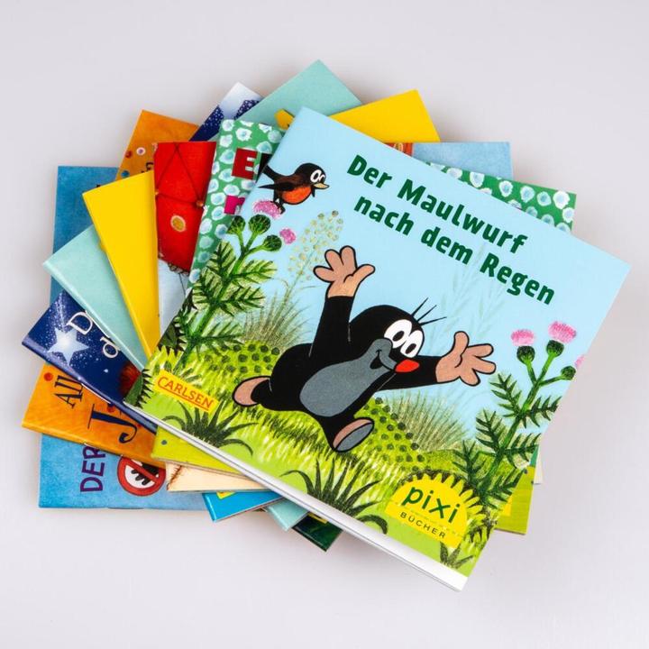 Image du produit Die beliebtesten Bilderbuch-Helden bei Pixi, 8 Hefte (Allemand, Laura u a Leintz, Michael End, 2018)