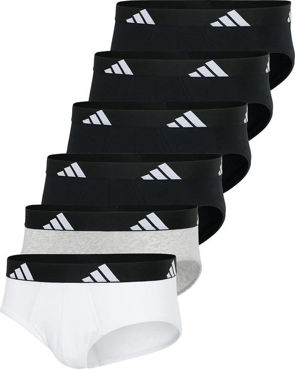 Actual product image adidas Pack of 6 Active Flex Cotton Briefs / Underpants (L, pack of 6)