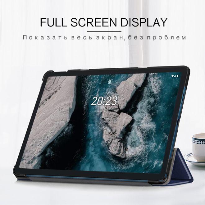 Produktbild MU Classic Dreifach faltbare Leder Hülle (Wiko T20)