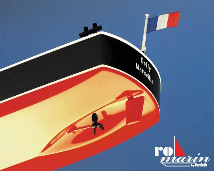Produktbild Romarin Dolly Hafenbarkasse Schiff Baukasten