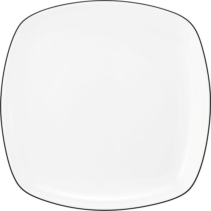 Actual product image Seltmann Weiden LIDO Black Line 10826 Bread plate square 17.5 cm (1 x, 17.50 cm)