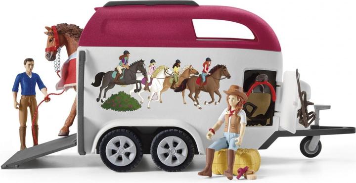 Produktbild Schleich Abenteuer mit Auto und Pferdeanhänger