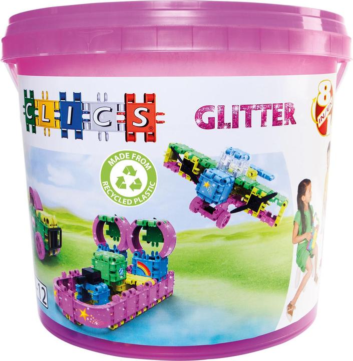 Image du produit Clics Building Blocks - Jeu de construction pailleté 8in1