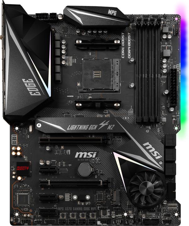 Actual product image MSI MPG X570 Gaming Edge Wifi (AM4, AMD X570, ATX)
