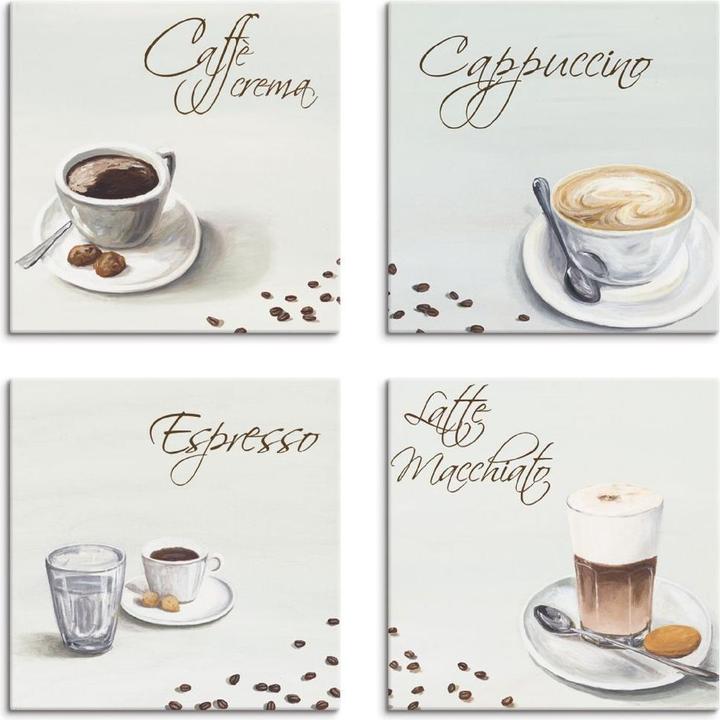 Actual product image Artland Cappuccino Espresso Latte Macchiato A6PT (30 x 30 cm)