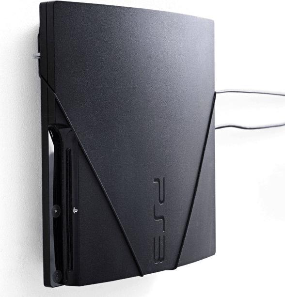 Actual product image Floating Grip PS3 Slim wall mount by, Black (PS3)