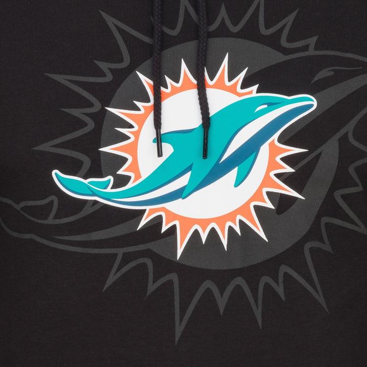 Produktbild New Era Fleece Hoody - NFL Miami Dolphins 2.0 schwarz - XXL (XXL)