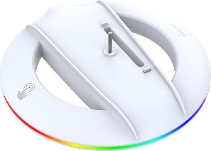 Productafbeelding - iPega P5S025S Verticale Standaard met RGB voor PS5 Slim Wit (Beschadigde verpakking) (PS5)