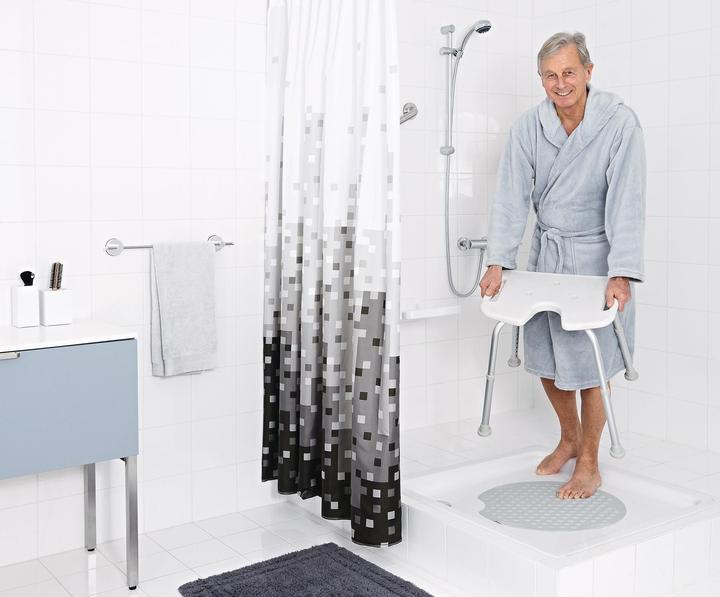 Image du produit Ridder Tabouret de salle de bains confortable avec découpe hygiénique (150 kg)