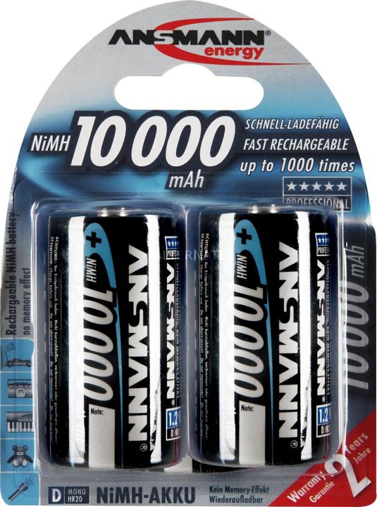 Ansmann Mono D (2 Stk., D, 9300 mAh)