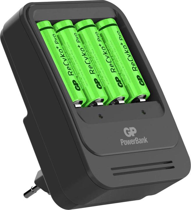 Produktbild GP Batteries ReCyko+ PB570 Smart Charger (4 Stk., AA, AAA, 2600 mAh, Ladegerät inkl. Akku)