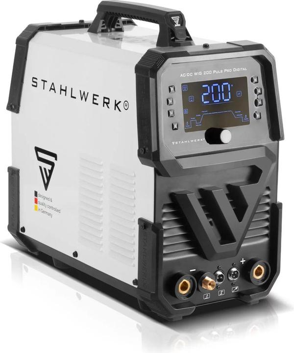 Produktbild Stahlwerk Schutzgas Schweissgerät AC/DC WIG 200 Puls Pro Digital Spot 200 A