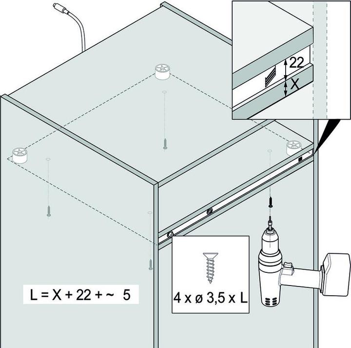 Produktbild Hettich Öffnungssystem für Kühlschränke (1 Stk.)