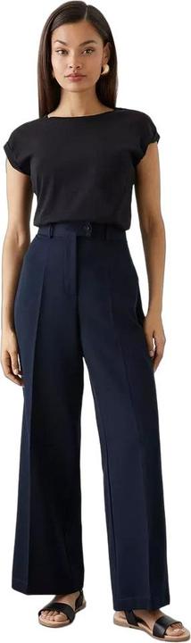 Actual product image Dorothy Perkins Womens/Ladies High Waist Petite Wide Leg Trousers (40 D)