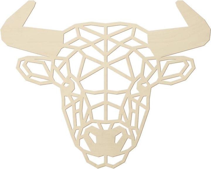 Image du produit Trenddeko Taureau en origami (20 x 16 cm)