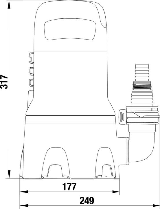 Image du produit Gardena Pompe submersible pour eaux usées 9000 (Pompe des égouts)