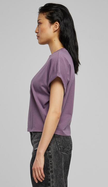Actual product image Urban Classics Ladies Short Pigment Dye Cut On Sleeve Tee (M)