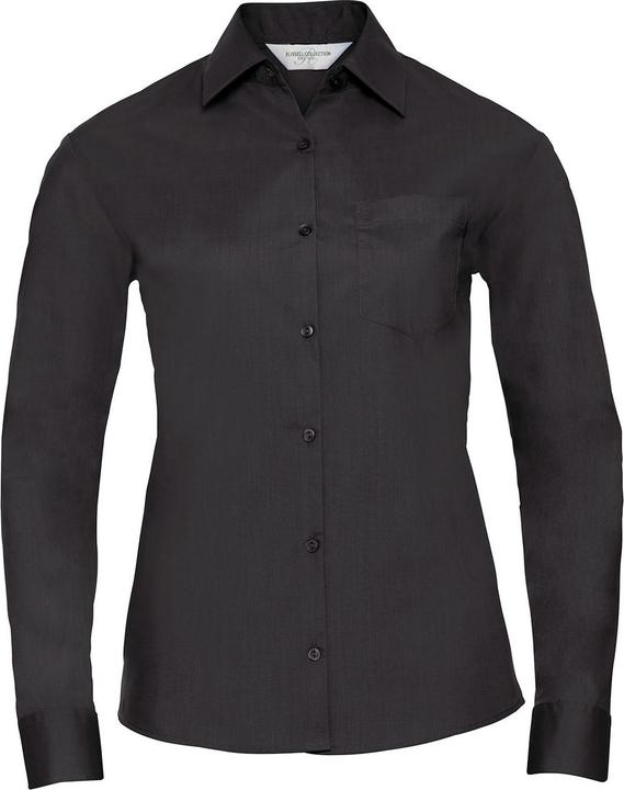 Image du produit Russell Chemise formelle à manches longues en popeline à entretien facile pour dames et messieurs (3XL)