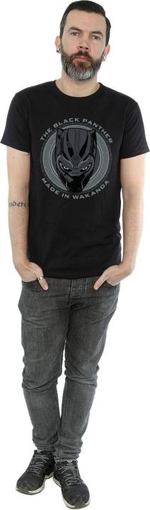 Actual product image Black Mens Made in Wakanda Cotton T-Shirt (XL)