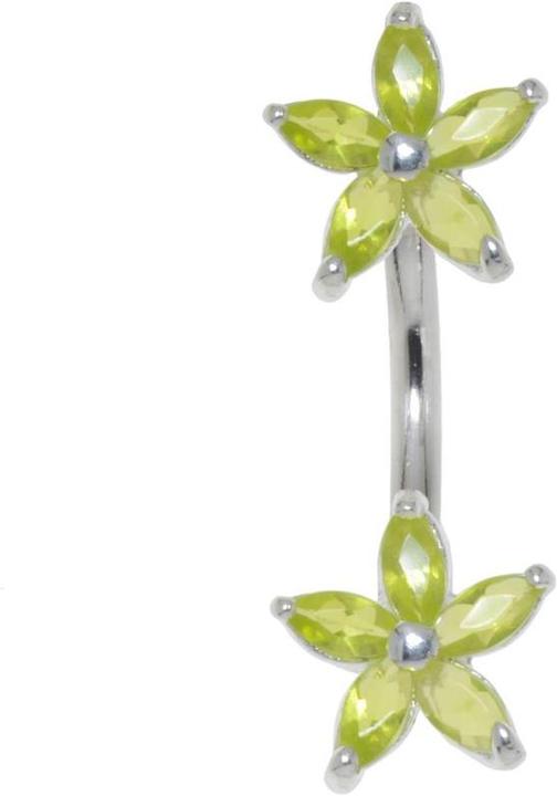 Bijouteria Bauchpiercing (Edelstahl, Silber 925, Zirkonia)