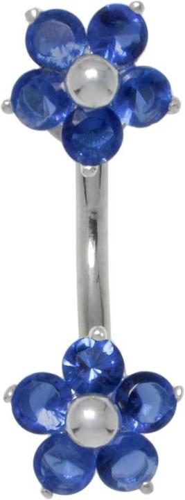 Actual product image Bijouteria Bellypiercing (Stainless steel, Silver 925, Zirconia)