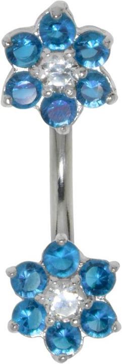 Image du produit Bijouteria Piercing nombril (Acier inoxydable, Argent 925, Zircone)