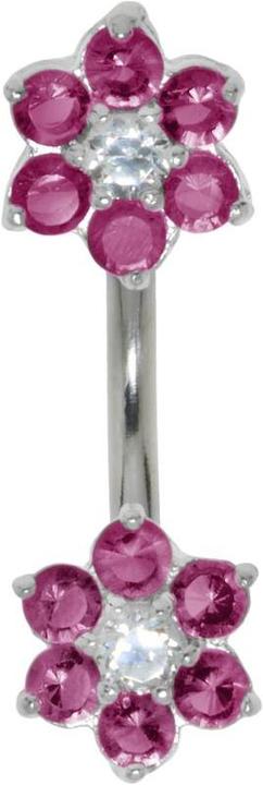 Bijouteria Bauchpiercing (Edelstahl, Silber 925, Zirkonia)