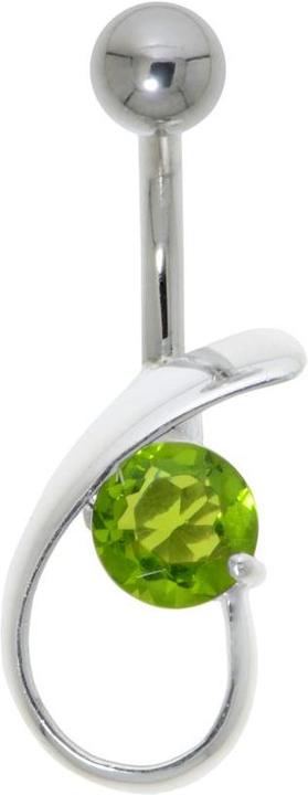 Image du produit Bijouteria Piercing nombril (Acier inoxydable, Argent 925, Zircone)