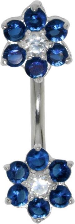 Image du produit Bijouteria Piercing nombril (Acier inoxydable, Argent 925, Zircone)