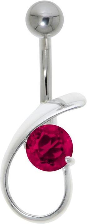 Produktbild Bijouteria Bauchpiercing (Edelstahl, Silber 925, Zirkonia)