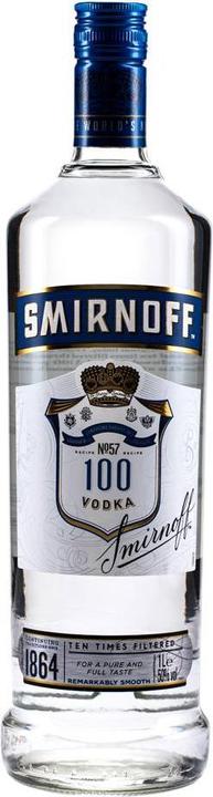 Actual product image Smirnoff Blue Label No. 57 Vodka (1 x 100 cl)