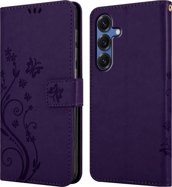 Image du produit Cadorabo Coque pour Samsung Galaxy S25 pour Fleur Book (Samsung Galaxy S25)