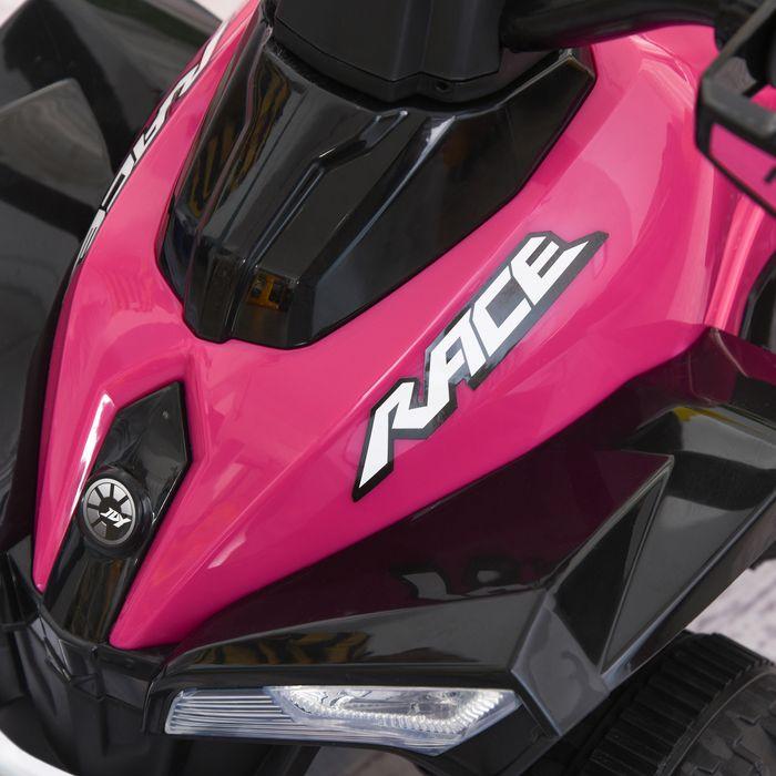 Image du produit Swisshandel24 voiture à pédales voiture à pédales pour enfants 18-36 mois lumière musique plastique acier rose