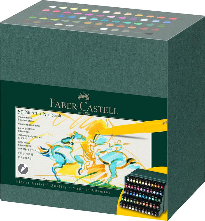 Produktbild Faber-Castell Pitt Artist Pen Brush (Mehrfarbig, 60 x)