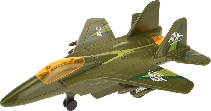 Actual product image Toi-Toys Retractable metal fighter aircraft