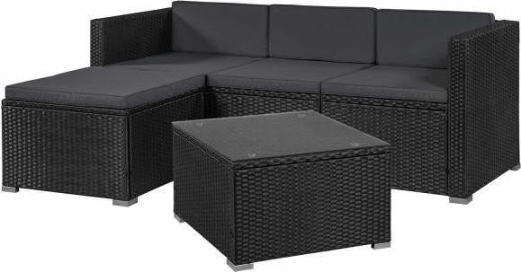 Juskys Polyrattan Lounge Punta Cana M Sitzgarnitur