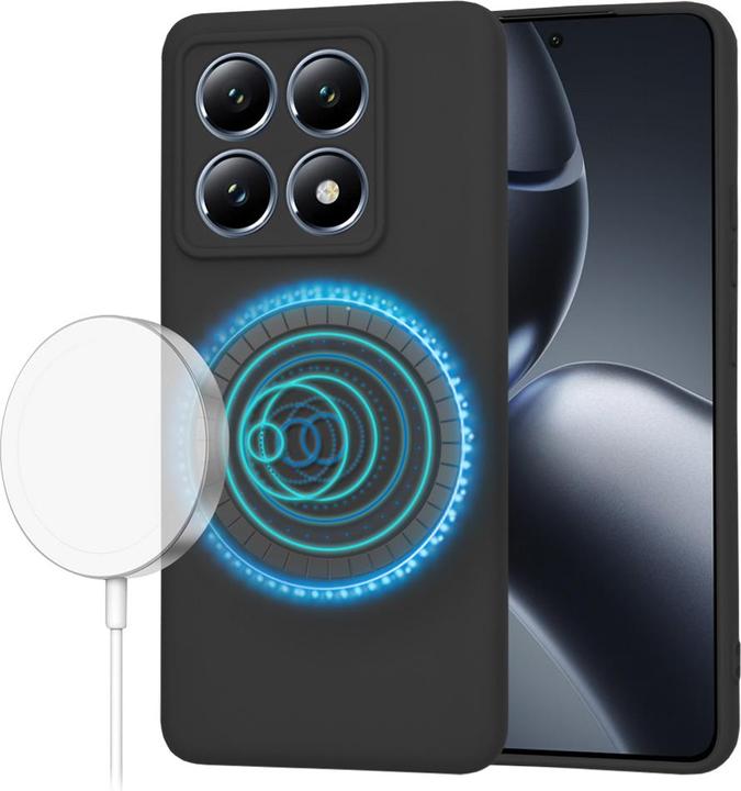 Techsuit - SoftFlex MagSafe - Xiaomi 14T Pro - Black (Xiaomi 14T Pro)