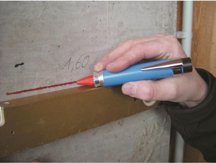 Produktbild Bleispitz Kreidehalter Metall (Blau, 12 mm)