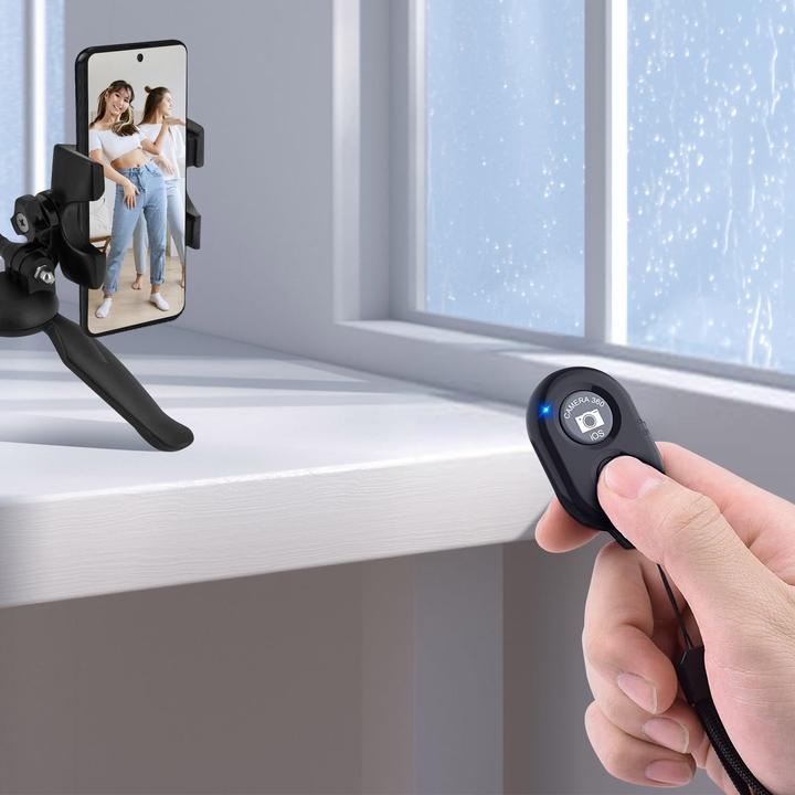 Immagine prodotto Avizar Telecomando Bluetooth per smartphone Scatto remoto dell'otturatore, foto, selfies (Bluetooth)