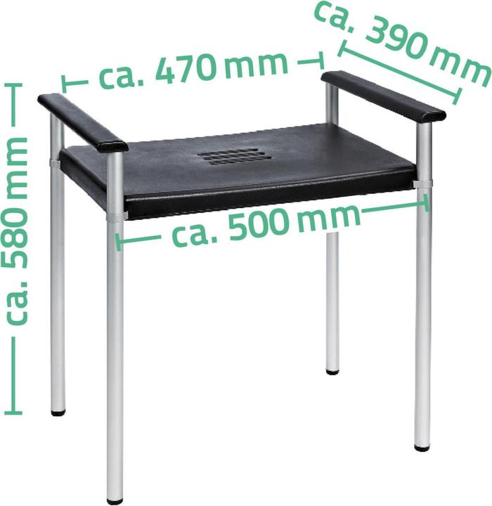 Produktbild Ridder Premium Bad-Hocker (100 kg)