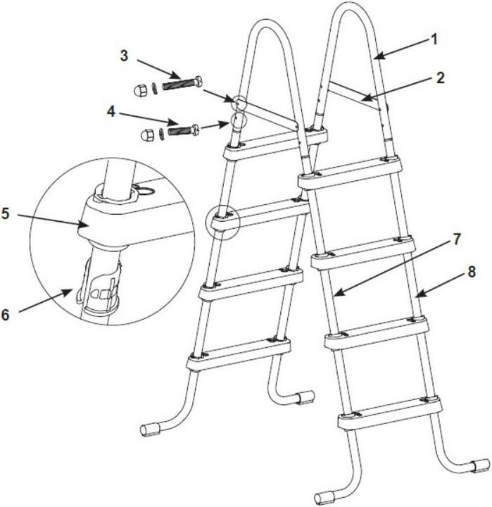 Produktbild Intex Einstiegsleiter