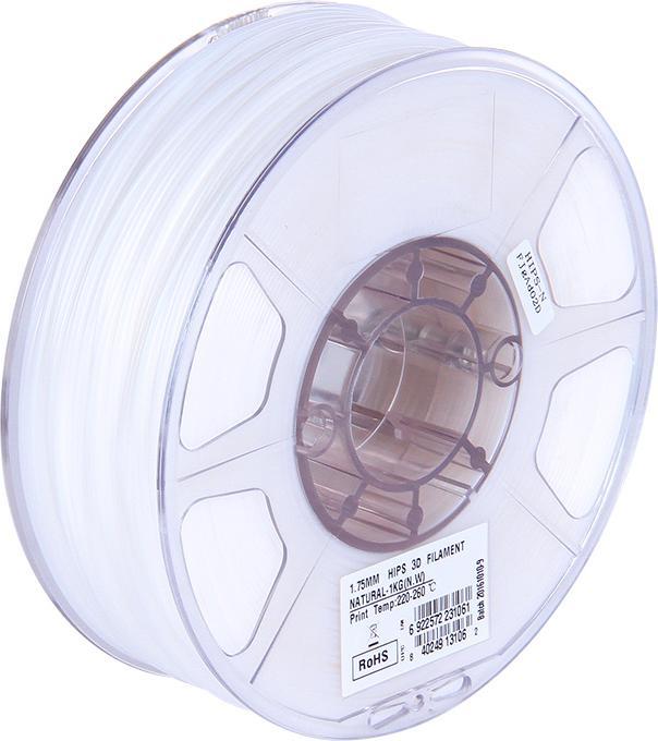 Image du produit eSUN Filament naturel HIPS 1.75mm 1Kg (HIPS, 1.75 mm, 1000 g, Blanc)