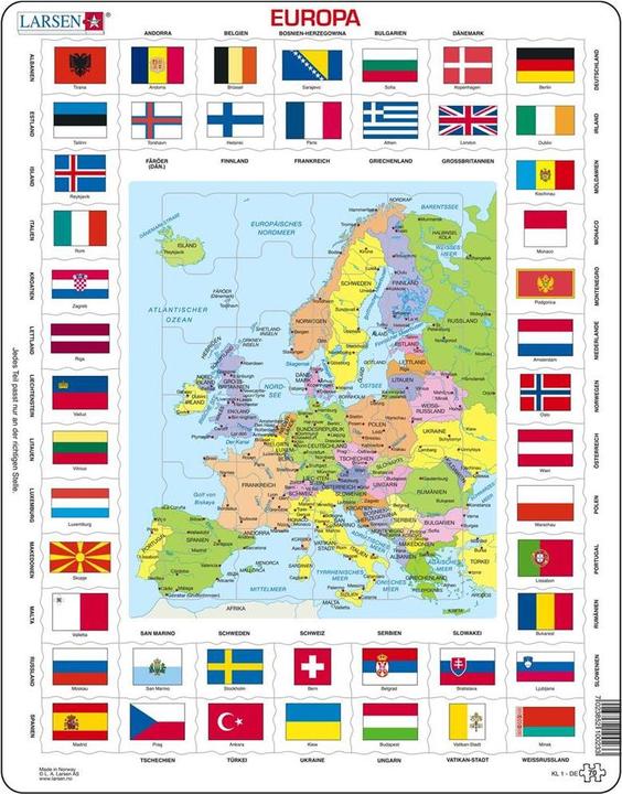 Immagine prodotto Larsen Europa (70 pezzi)