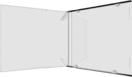 Image du produit MediaRange Pochette CD vide sans plateau tra machinable