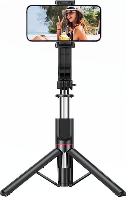 Usams Selfie Stick Tripod czarny/black ZB25601 (US-ZB256)