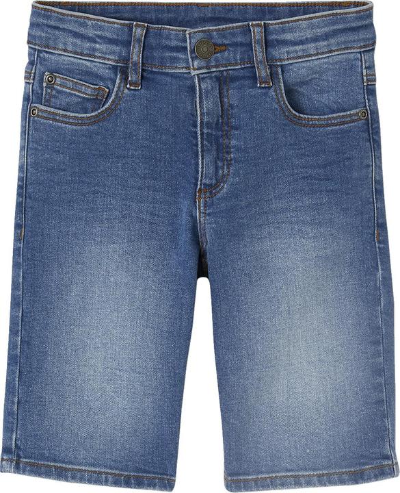 Produktbild Vertbaudet Jungen Jeansshorts BASIC OEKO-TEX®, Bundweite verstellbar (116)