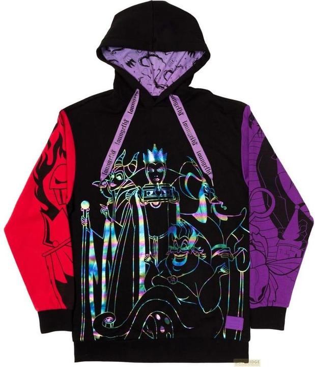 Loungefly Disney by Kapuzenpullover Unisex Villains Color Block Grösse L (L)