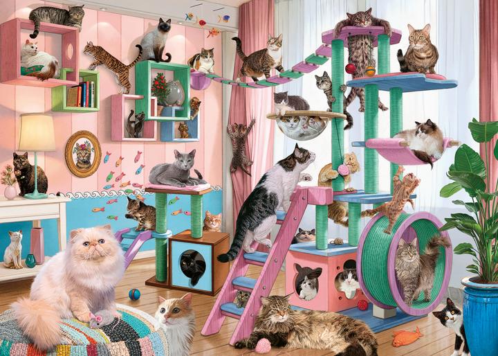 Actual product image Ravensburger Cat Tree Heaven (1000 pieces)