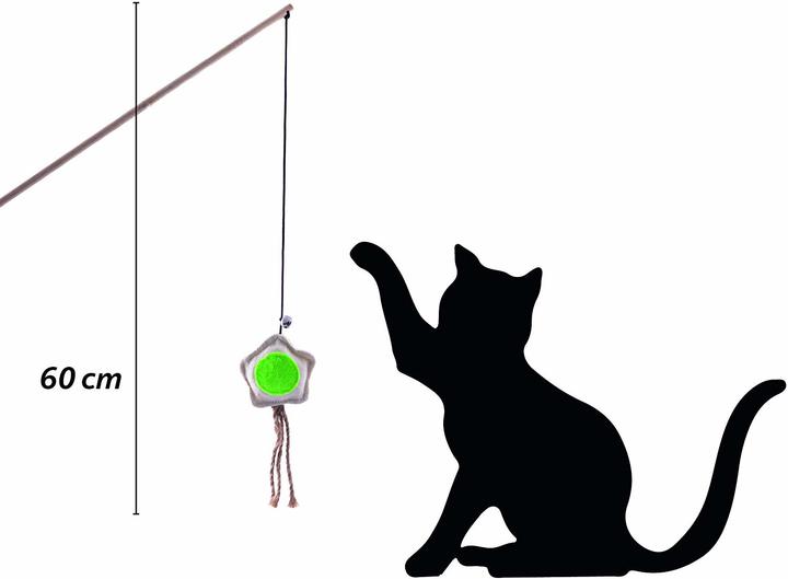 Produktbild Anijoy Katzen-Spielangel Blume (Plüschspielzeug Katze)